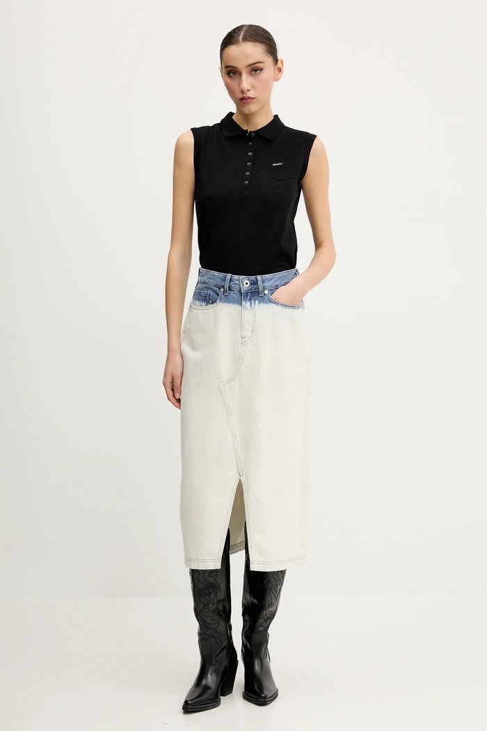 Traper suknja Karl Lagerfeld Jeans A2W12014 plava SS25