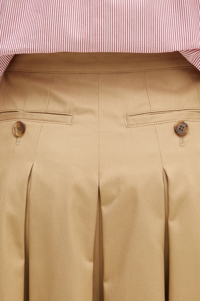 Бавовняна спідниця Undercover Skirt бежевий UP1E1603