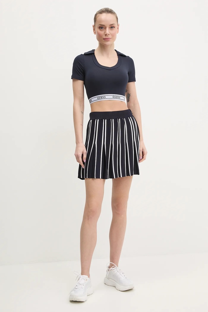 Guess spódnica V5GD00.Z3D60 granatowy SS25