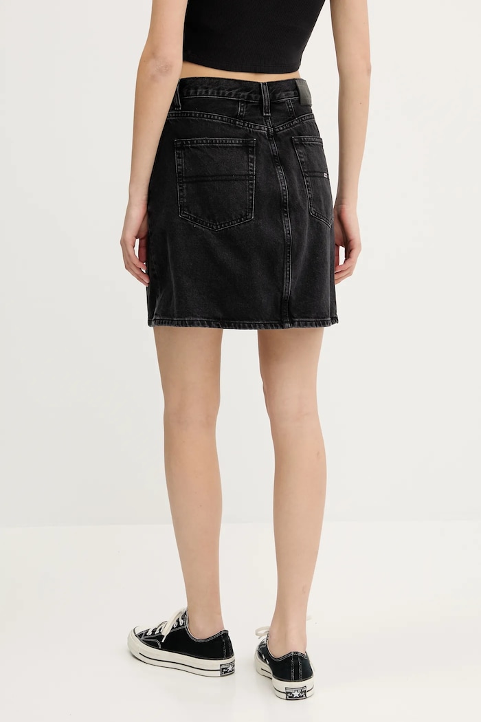 Ruházat Tommy Jeans farmer szoknya DW0DW21275 fekete