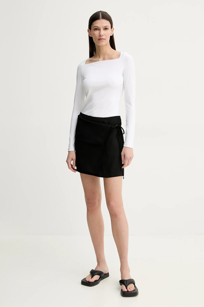 Suknja Herskind Yana 5555190 crna SS25