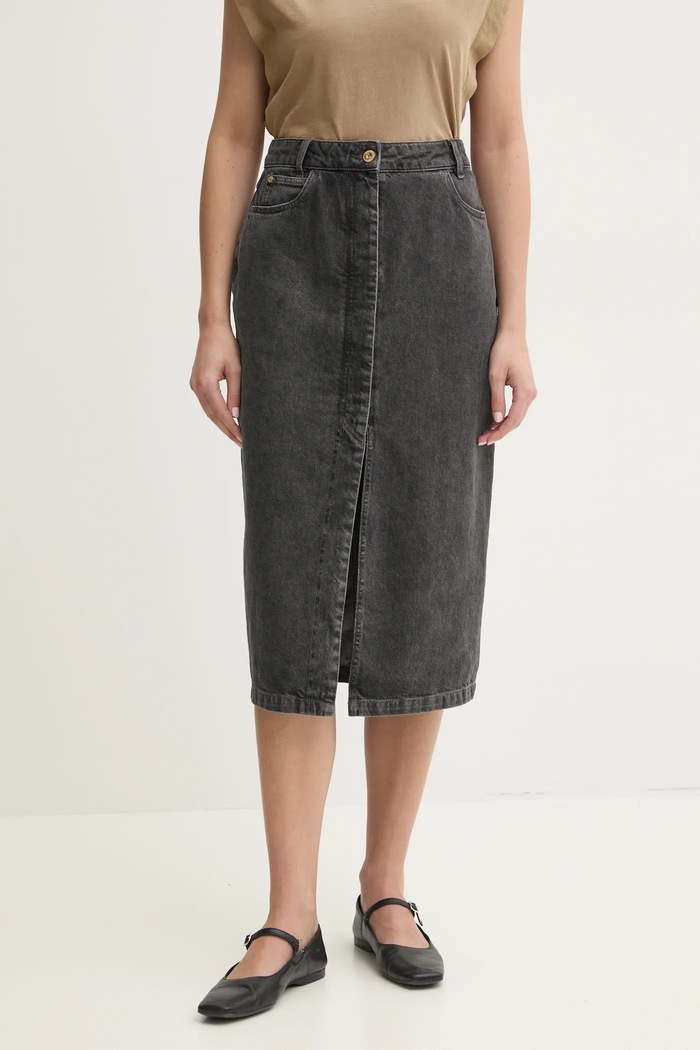 Jeans krilo Sessun Raven siva 23506006