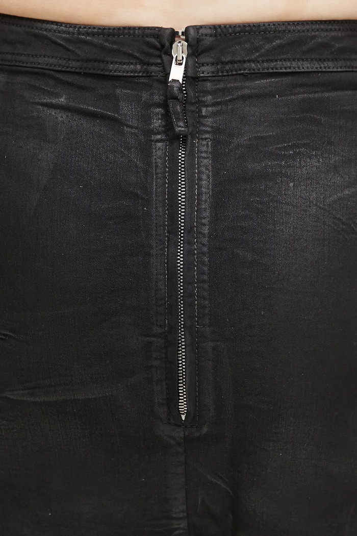 Rick Owens spódnica bawełniana Mini czarny DS01E3342.SCF