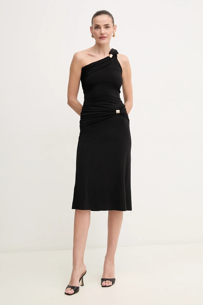 Sukňa Herve Leger Valentina RMJ3518812 čierna SS25
