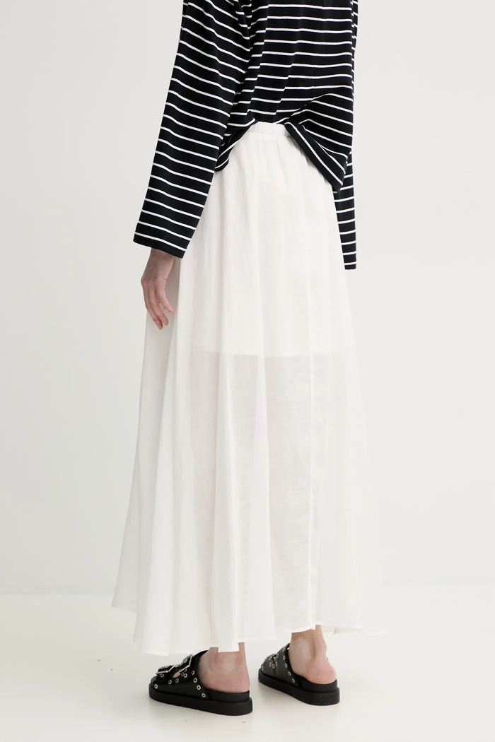Odjeća Lanena suknja ISABELLE BLANCHE IS25SS.G093.T019 bijela