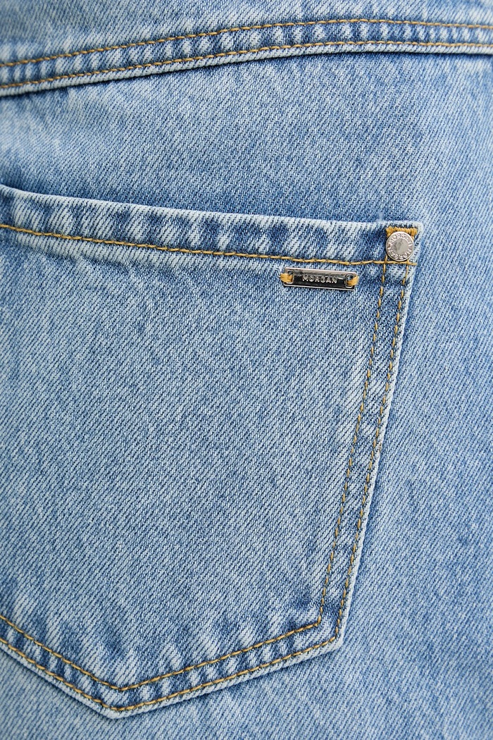 Morgan fustă jeans JROMA albastru JROMA