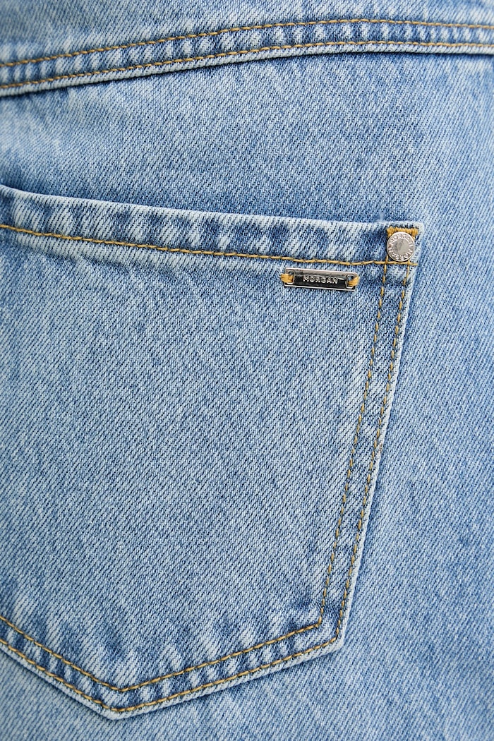 Morgan fustă jeans JROMA albastru JROMA