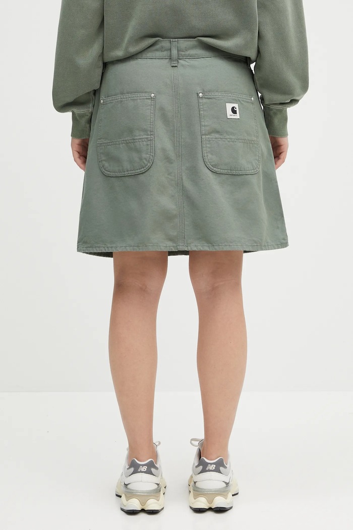 Clothing Carhartt WIP denim skirt Maeve Double Knee Skirt I034836.1YF06 green