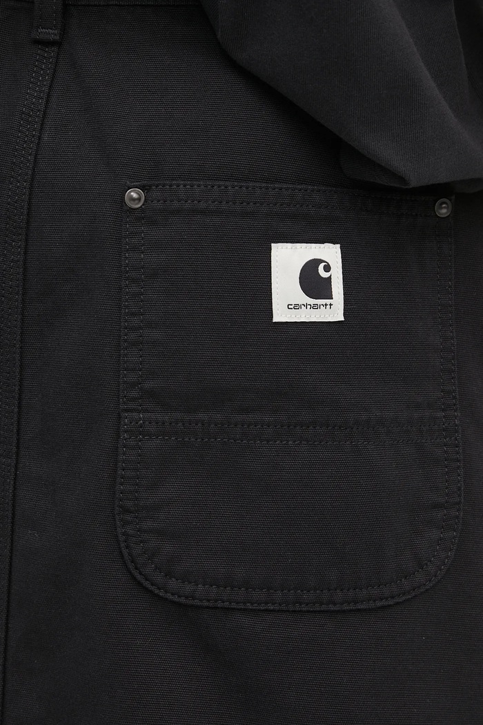 Carhartt WIP fustă jeans Maeve Double Knee Skirt negru I034836.8906