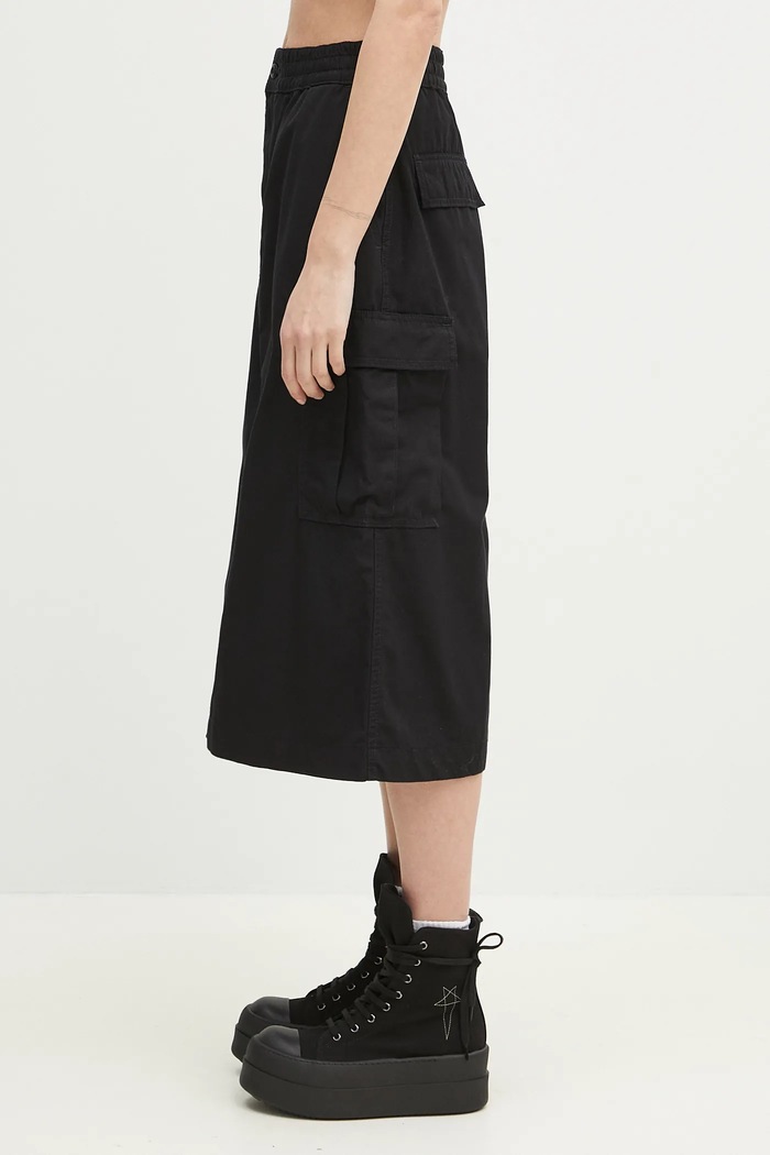 Carhartt WIP cotton skirt Jet Cargo Skirt I033148.8902 black SS25
