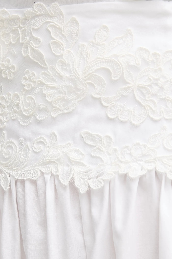 Ermanno Scervino LIFE pamut szoknya fehér D464O605OVZ