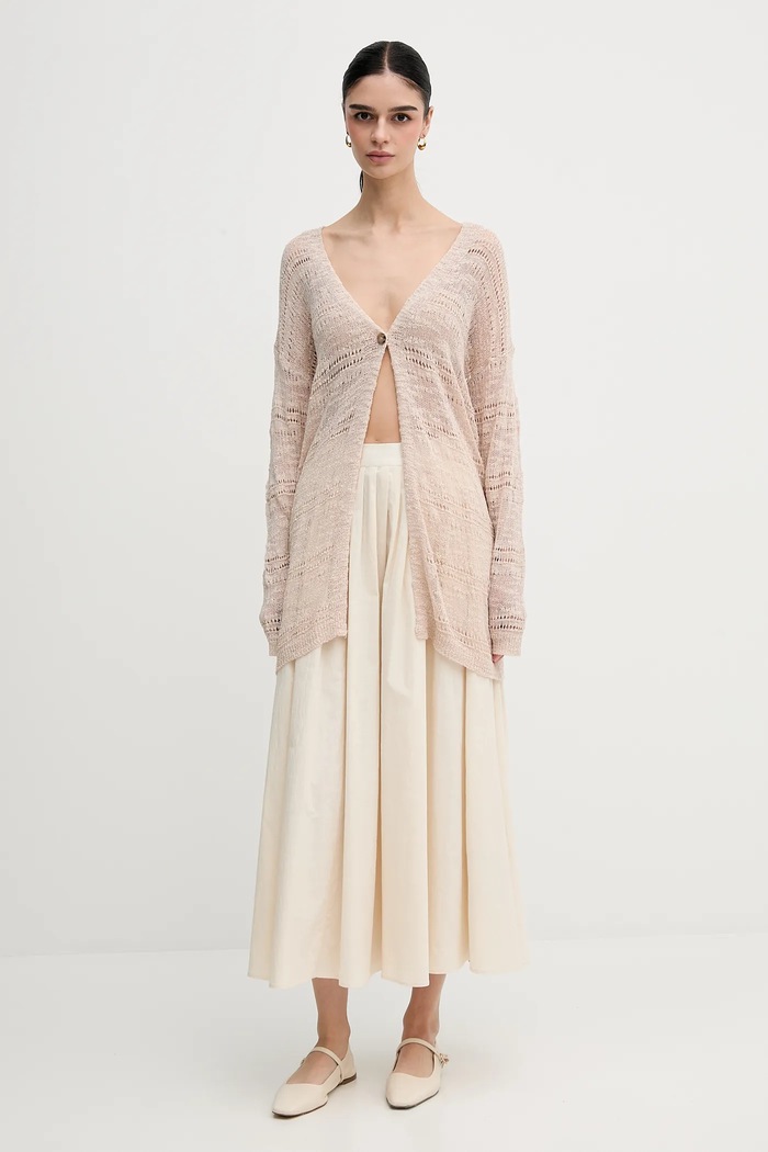 Pedro del Hierro spódnica 7599300 beżowy SS25