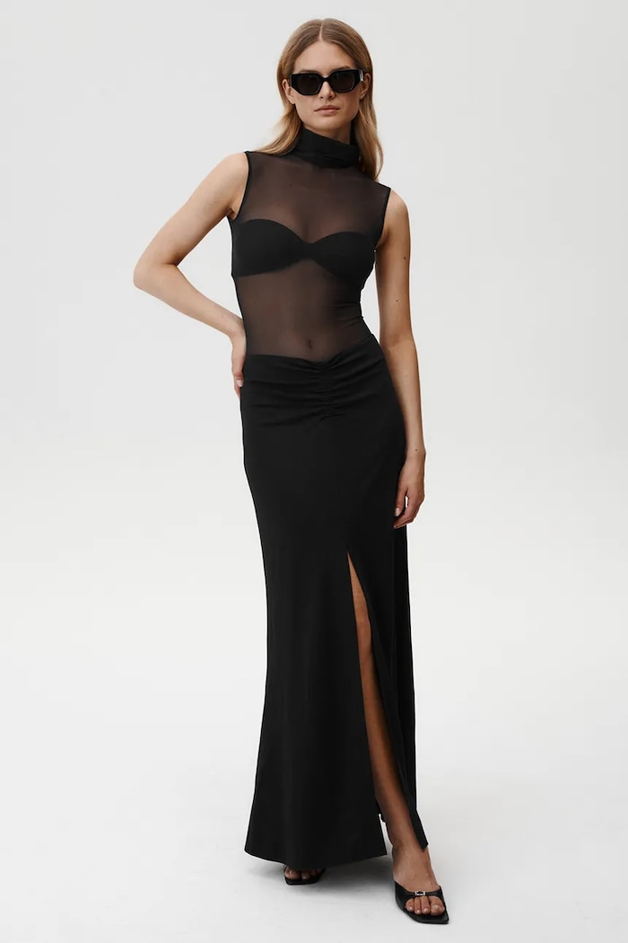Undress Code spódnica Eclipse z elastanem czarny 889