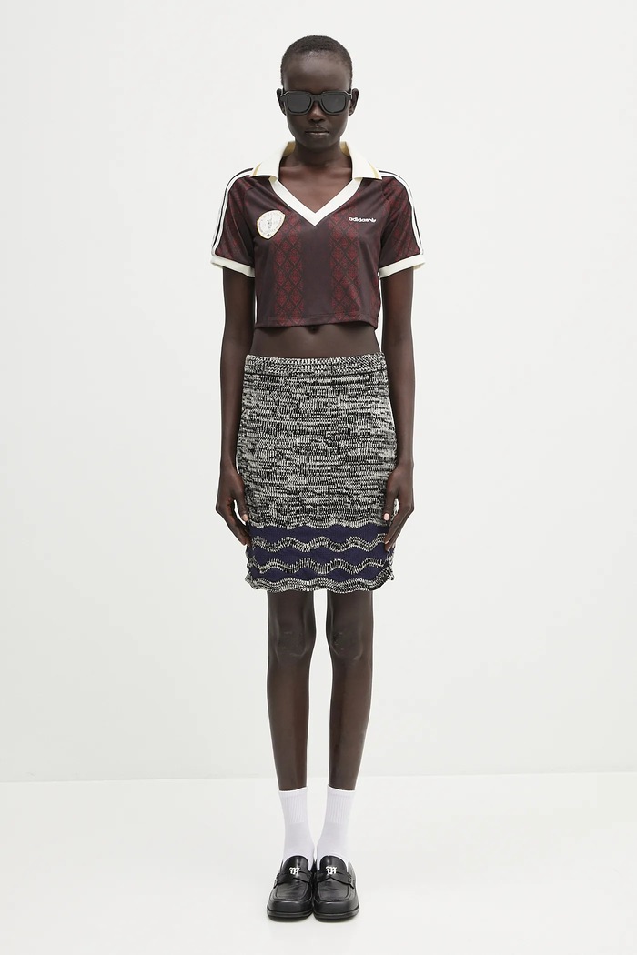Wales Bonner skirt Shade Knit WS25KN26.KN04.5100 navy