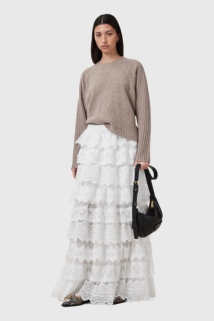 Φούστα AllSaints LIZI LACE W059RC