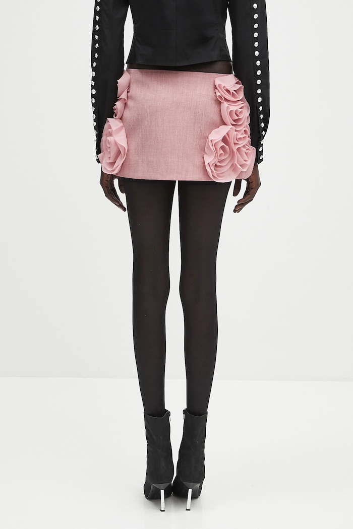 Clothing AMBUSH wool blend skirt Rose Skirt 12115389 pink