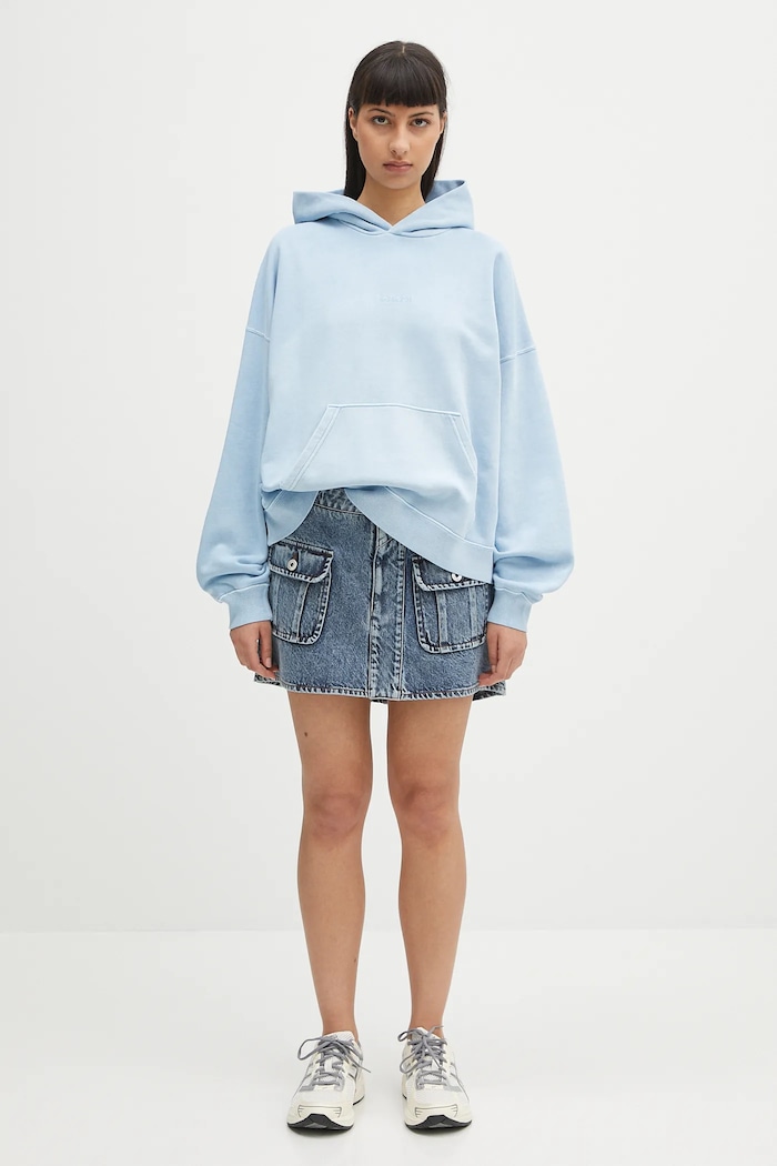 JW Anderson gonna di jeans Patch Pocket Mini DK0026.PG1619.172 blu