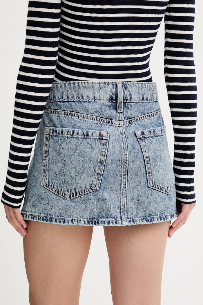 Oblečení Džínová sukně Hollister Co. KI343.5100.280 modrá