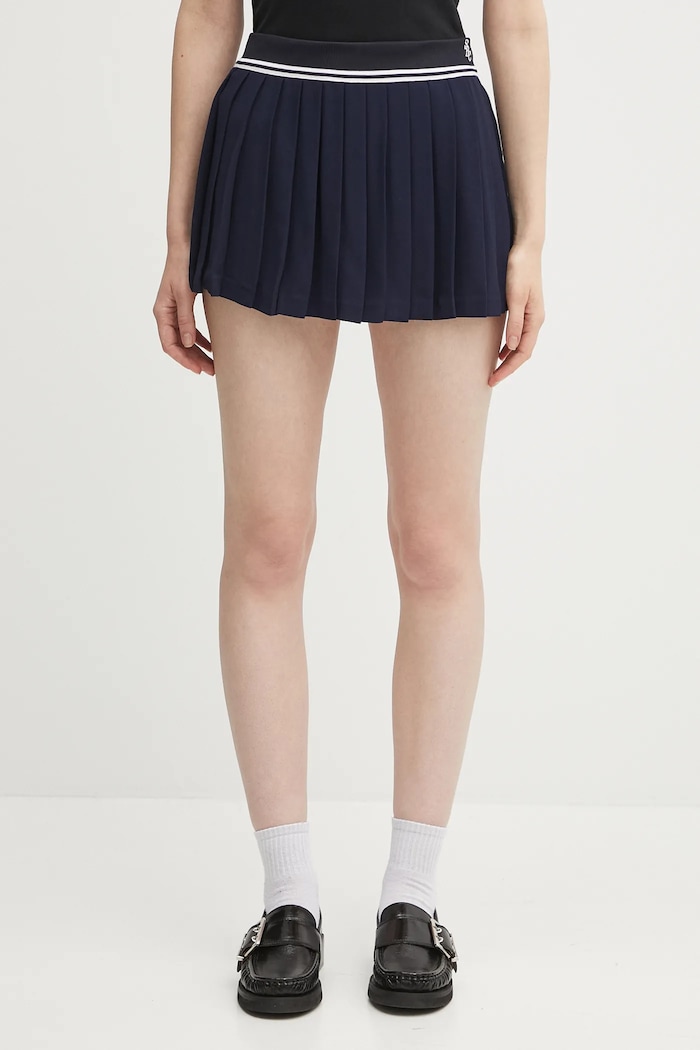 Sukně Sporty & Rich Src Logo Abigail viskóza námořnická modř SK012602302BL106