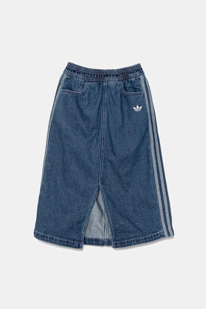 Dječja traper suknja adidas Originals JC7879 plava AW25