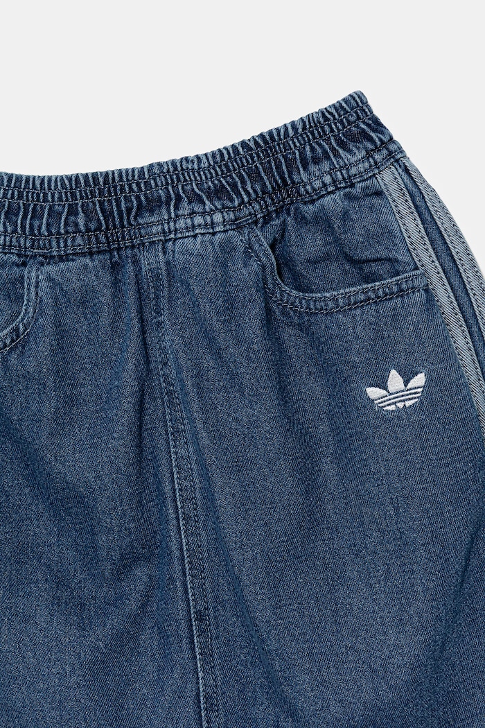 Dječja traper suknja adidas Originals plava JC7879