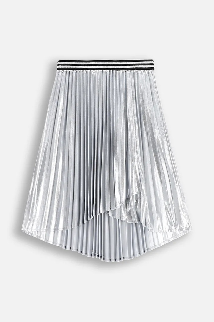 Dječja suknja Coccodrillo WC5124203CGJ srebrna SS25