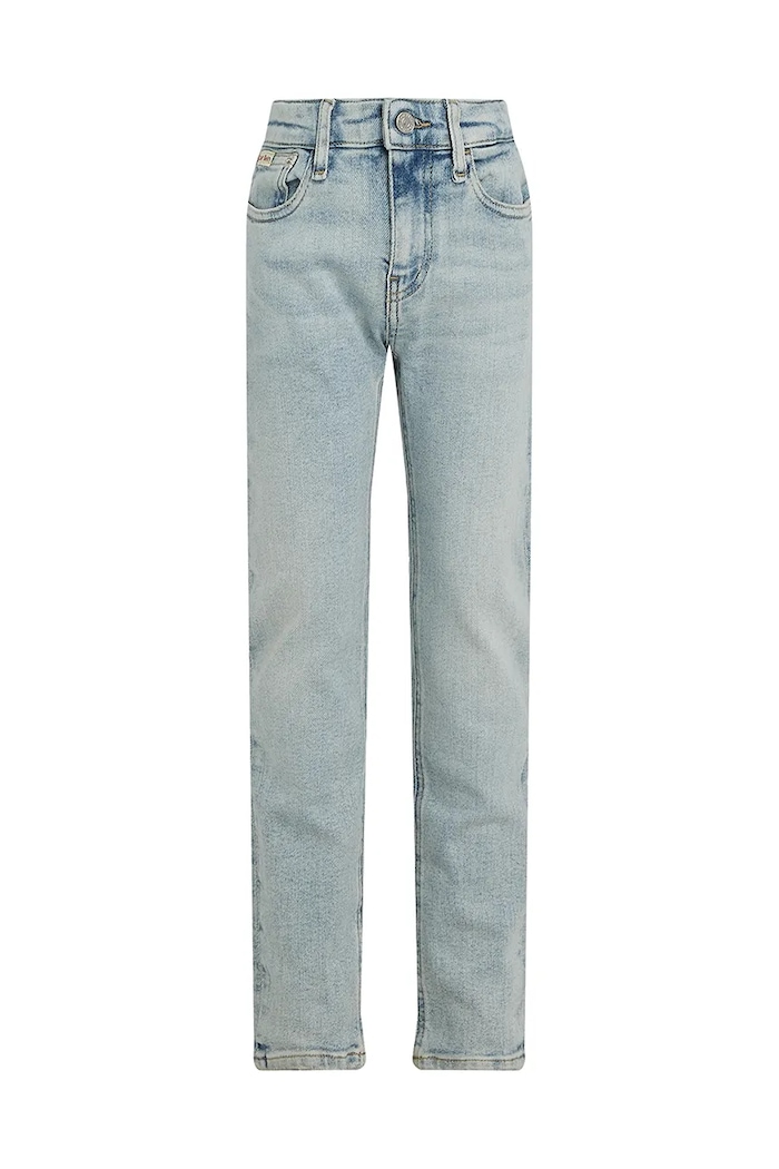 Calvin Klein Jeans jeans copii SLIM jeans albastru IB0IB02304.128.176.PPYA