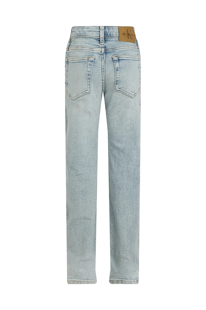 Calvin Klein Jeans jeans copii SLIM IB0IB02304.128.176.PPYA albastru SS25