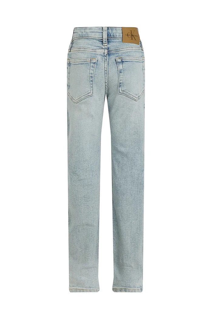 Calvin Klein Jeans jeans copii SLIM IB0IB02304.128.176.PPYA albastru SS25
