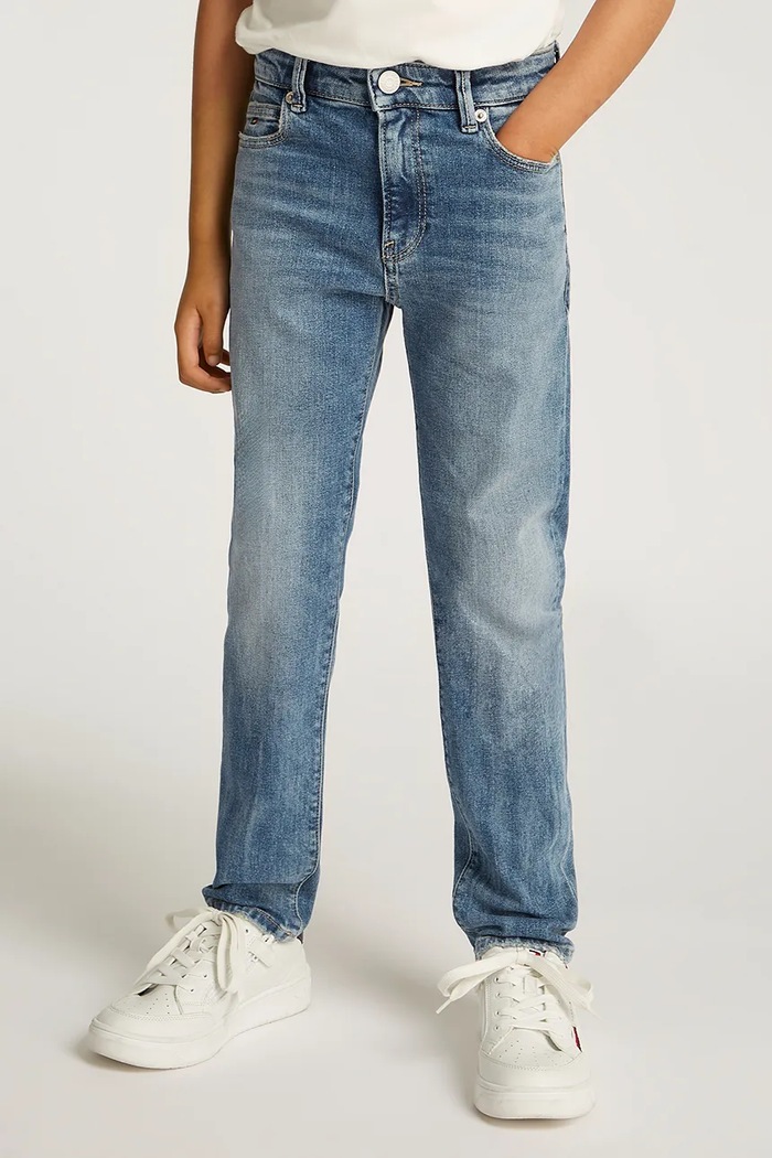 Dětské rifle Tommy Hilfiger MODERN džíny modrá KB0KB09326.128.176.PPYA