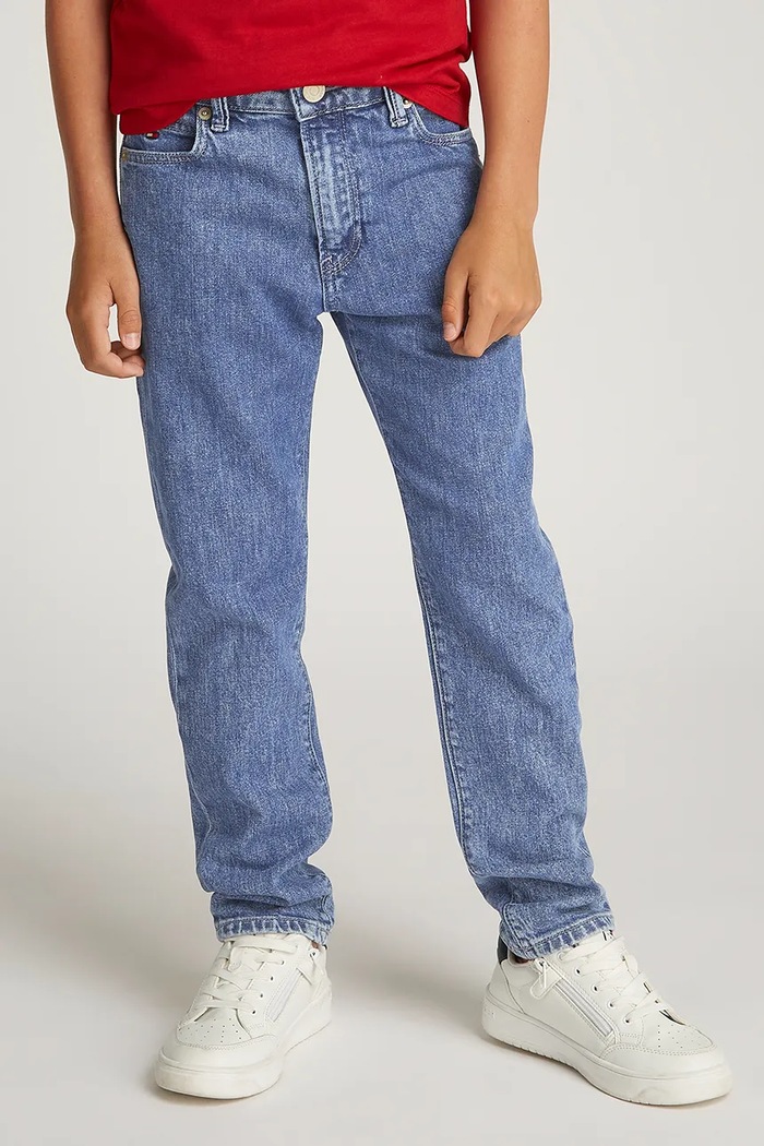 Dětské rifle Tommy Hilfiger MODERN džíny modrá KB0KB09328.128.176.PPYA