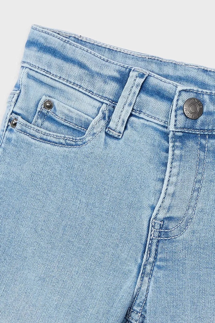 CHLAPEC Dětské rifle Mayoral slim fit basic 515.5B.Mini.PPYA modrá