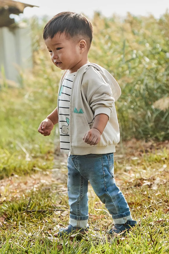 Kojenecké džíny Mayoral soft denim s regulací modrá 1582.3E.Baby.PPYA