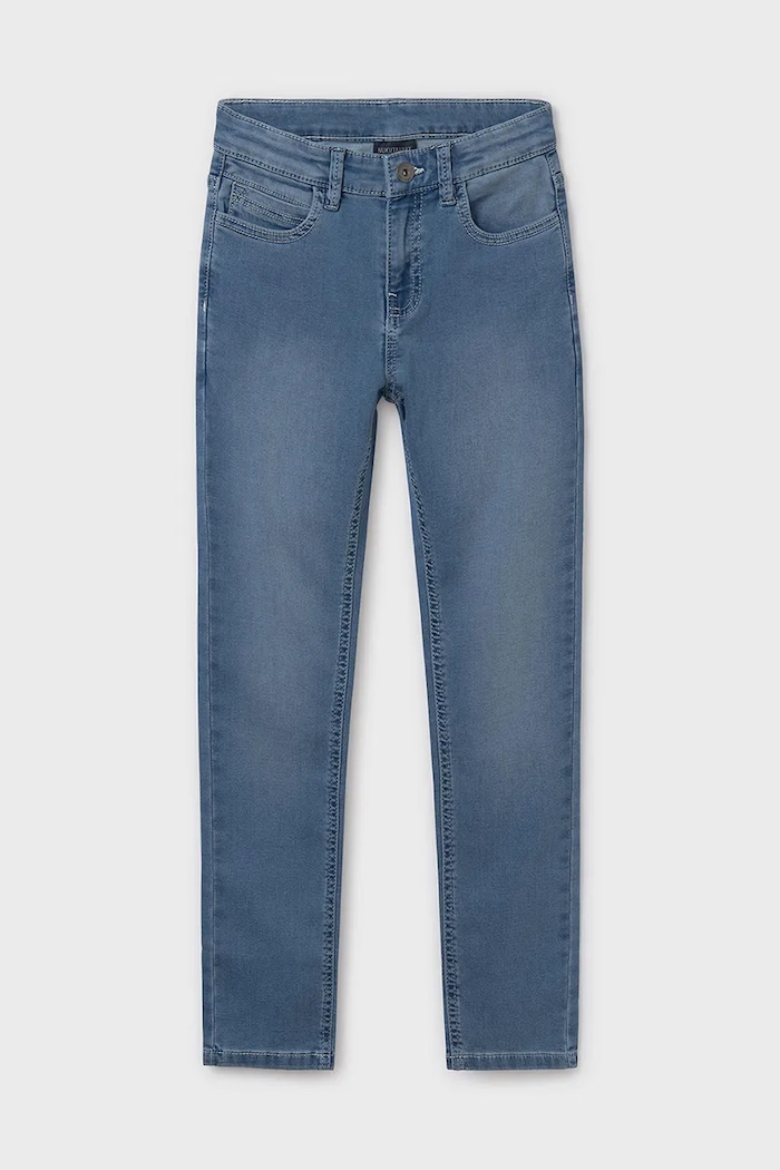 Dětské rifle Mayoral soft denim 6530.7F.Junior.PPYA modrá SS25