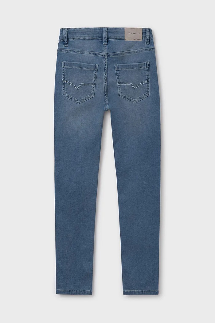 CHLAPEC Dětské rifle Mayoral soft denim 6530.7F.Junior.PPYA modrá