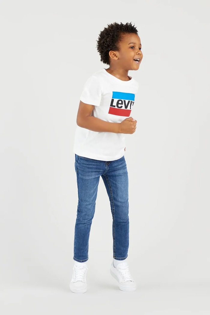 Detské rifle Levi's SKINNY TAPER JEANS modrá 8EC214