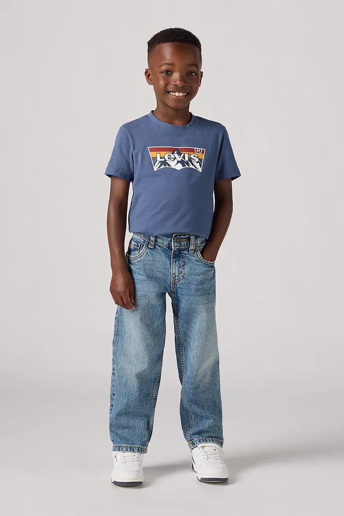 Detské rifle Levi's STAY LOOSE TAPER JEANS rifle modrá 8EL229