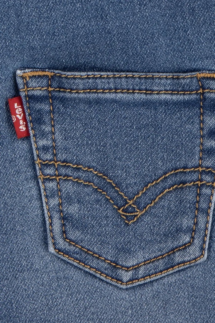 Dětské džínové lacláče Levi's MY FIRST OVERALL 6EM334 modrá