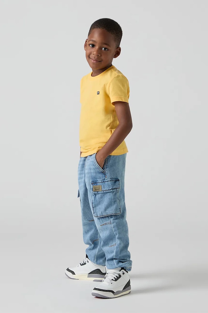 Levi's Jeans copii DENIM PARACHUTE CARGO PANTS albastru 8EM376