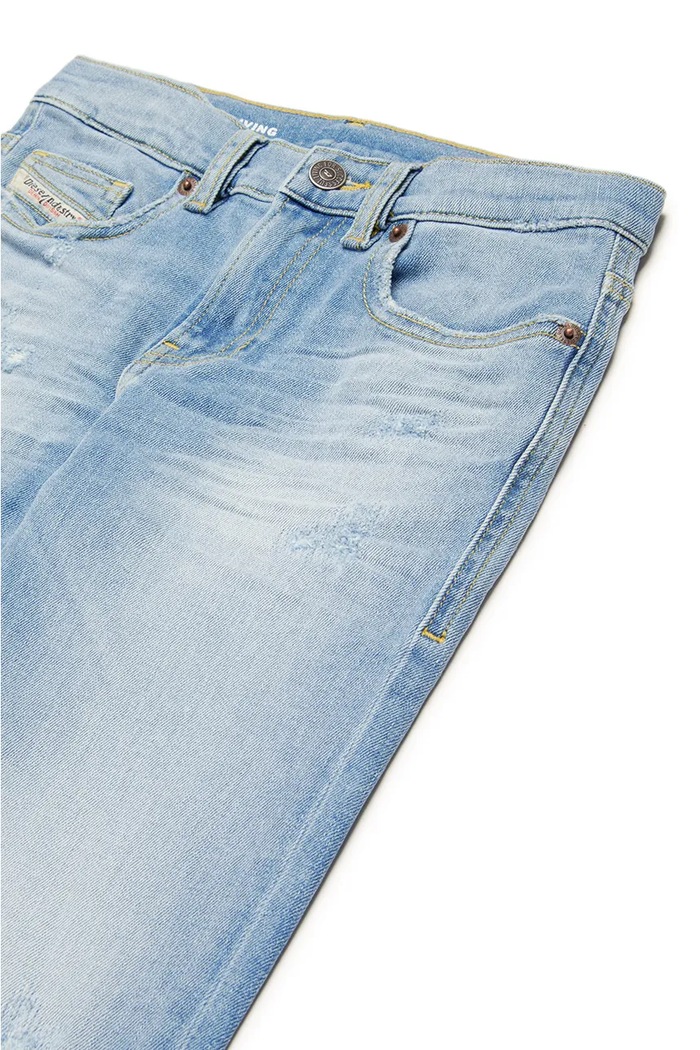 Chlapec Detské rifle Diesel 2020 D-VIKER-J TROUSERS J00809 modrá