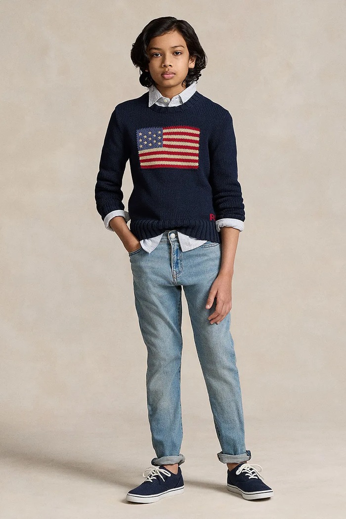 Παιδικά τζιν Polo Ralph Lauren τζιν παντελόνι μπλε 323701275001