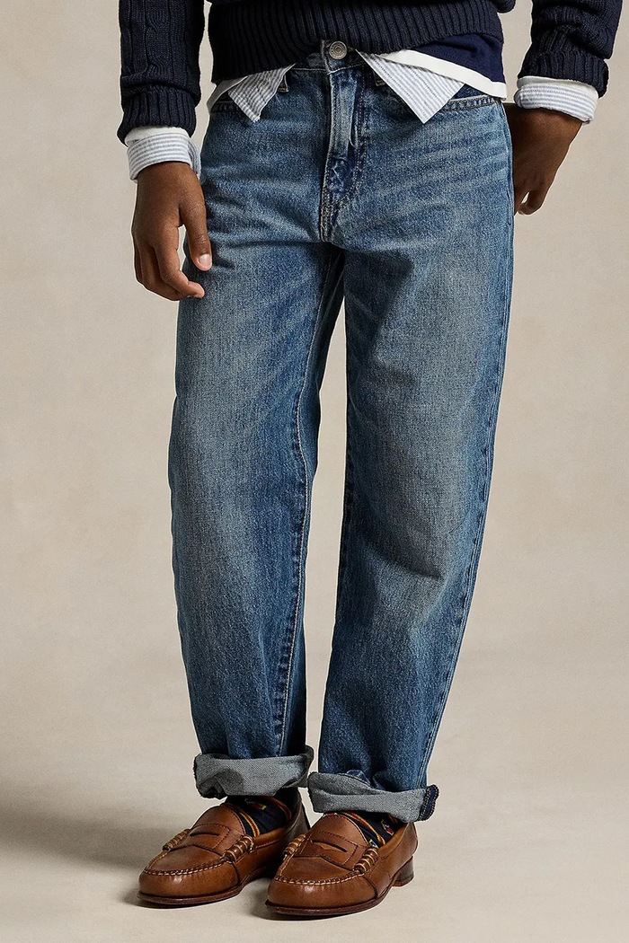 Dječje traperice Polo Ralph Lauren plava 323917223001