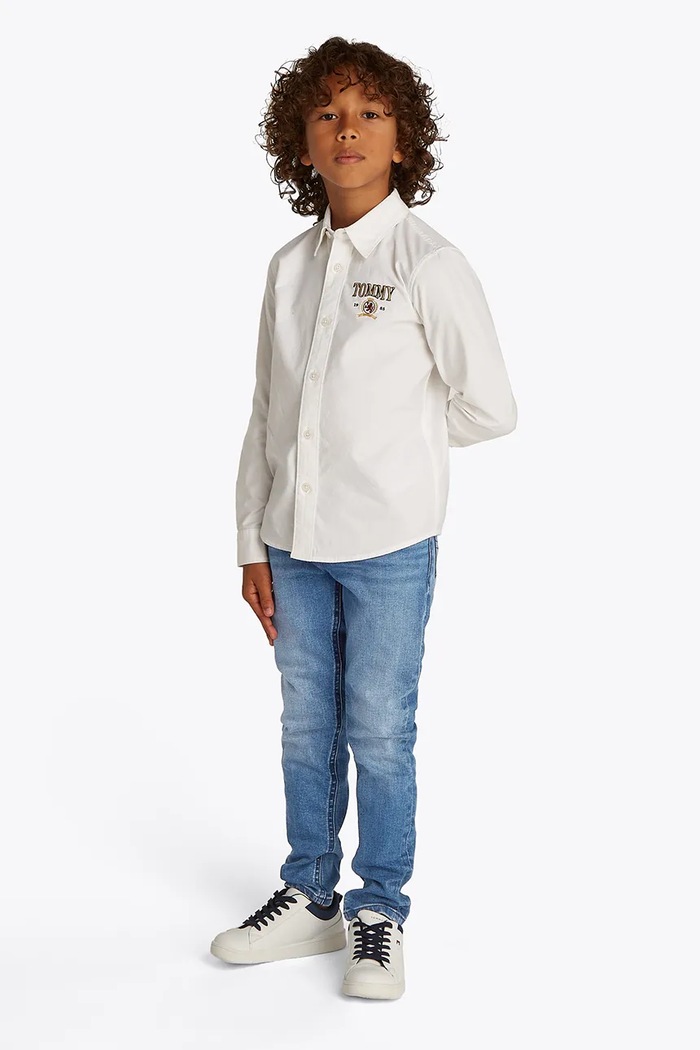 Dětské rifle Tommy Hilfiger SCANTON Y džíny modrá KB0KB09566.128.176.PPYA