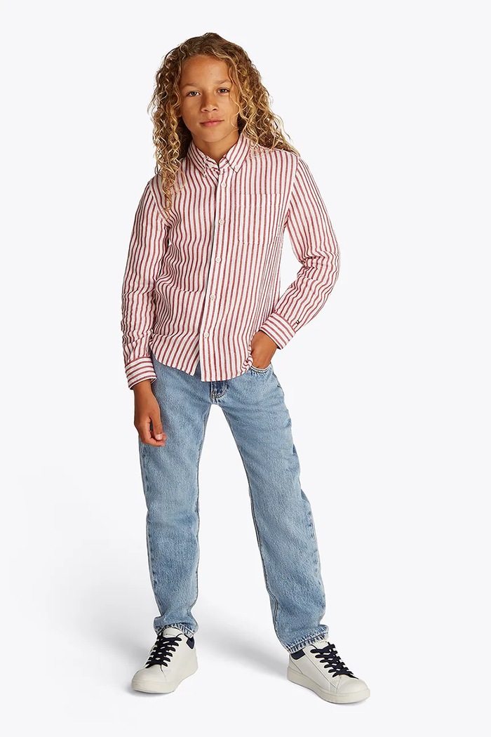 Παιδικά τζιν Tommy Hilfiger MODERN Planet friendly μπλε KB0KB09824.128.176.PPYA
