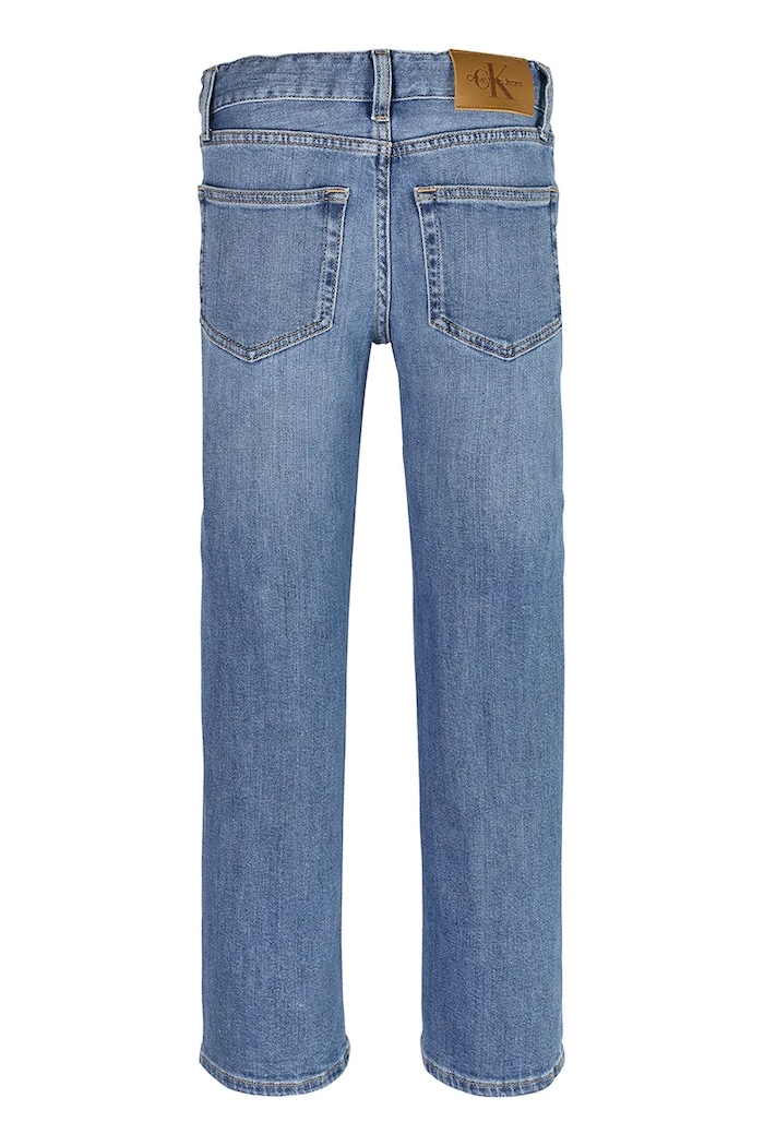 CHLAPEC Dětské rifle Calvin Klein Jeans STRAIGHT IB0IB02504.PPYA modrá