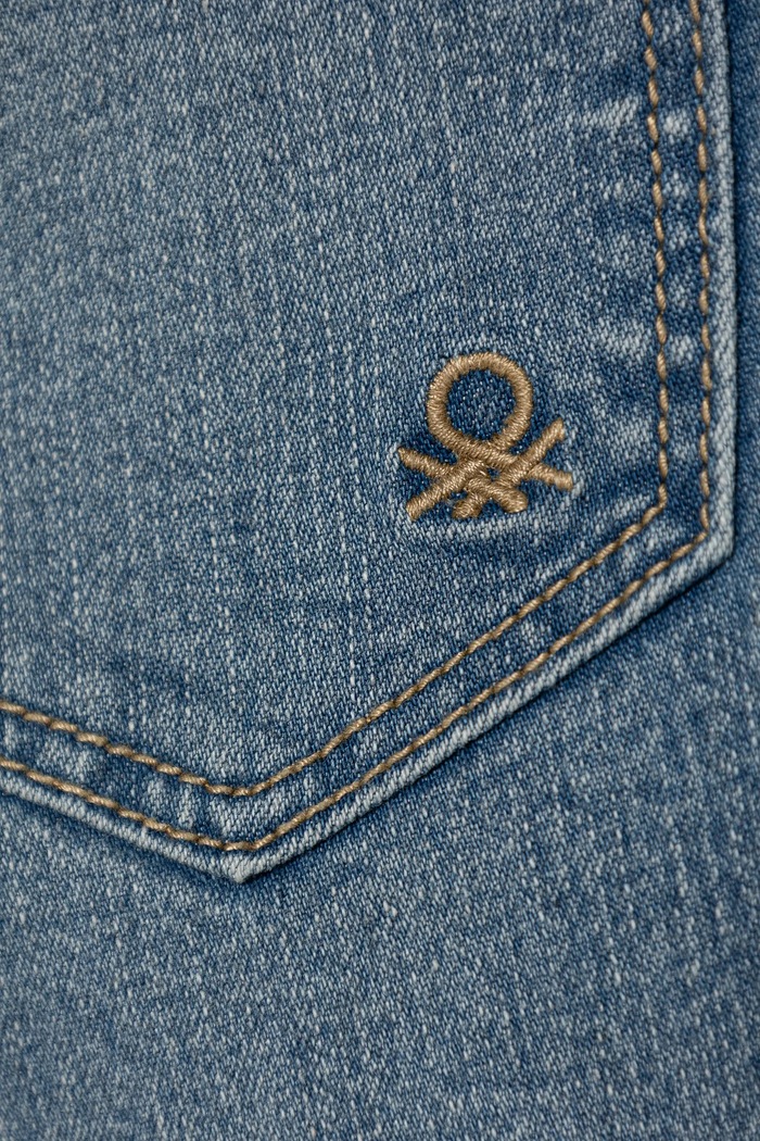 Băieți United Colors of Benetton jeans bebelusi 4XA2GE012.P.Seasonal albastru