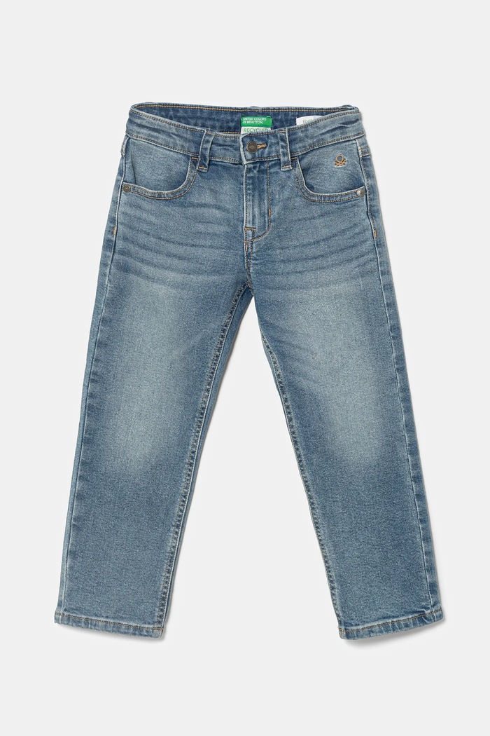 United Colors of Benetton jeans copii reglabil albastru 45ONGE01X.P.Reprop.PPYA