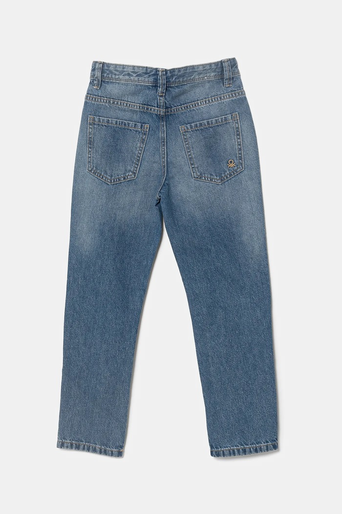 United Colors of Benetton jeans copii 4DW2CE021.G.Reprop.PPYA albastru SS25