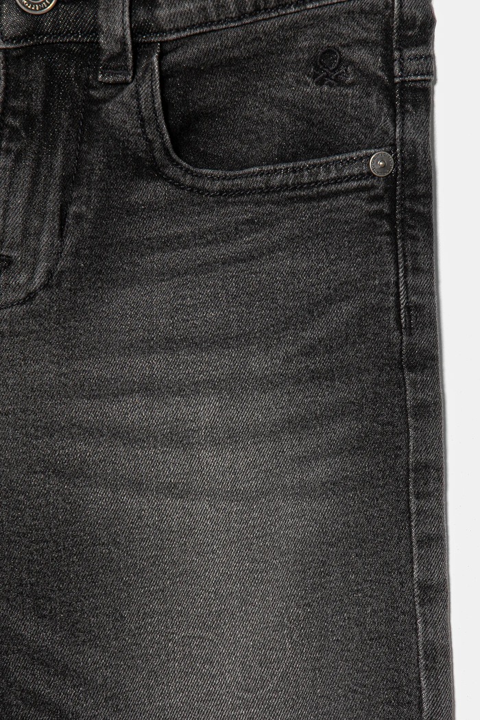 Băieți United Colors of Benetton jeans copii 45ONCE02Y.G.Reprop.PPYA negru