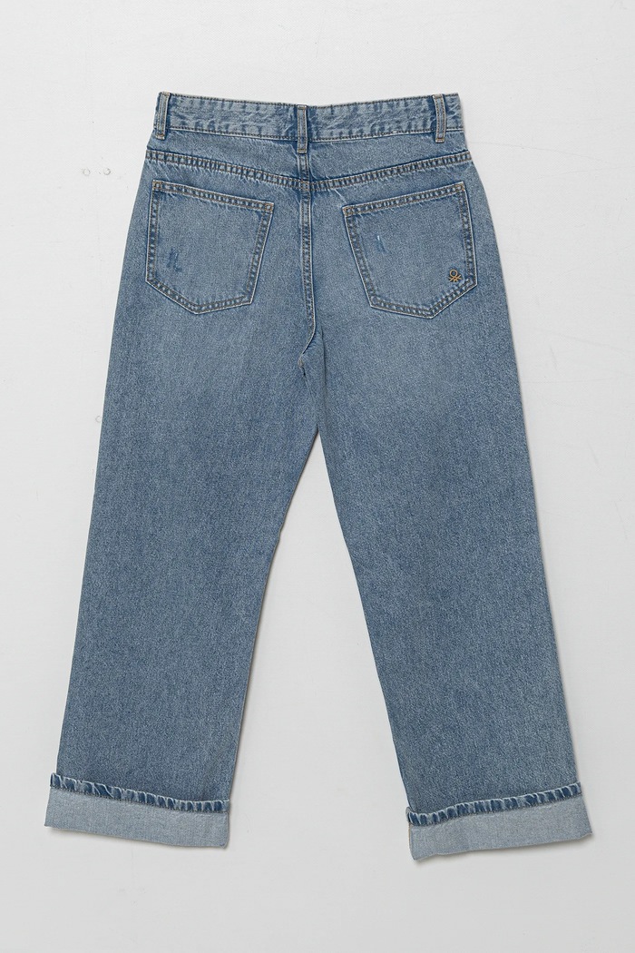 Dětské rifle United Colors of Benetton 4DW2CE03Z.G.Seasonal modrá SS25